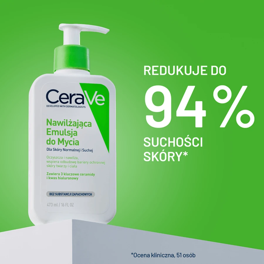 Set CeraVe, emulsión hidratante para pieles normales y secas, 473 ml + envase de recambio, recambio, 473 ml
