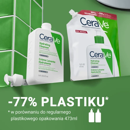 Set CeraVe, emulsión hidratante para pieles normales y secas, 473 ml + envase de recambio, recambio, 473 ml