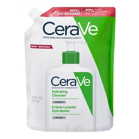 Set CeraVe, emulsión hidratante para pieles normales y secas, 473 ml + envase de recambio, recambio, 473 ml