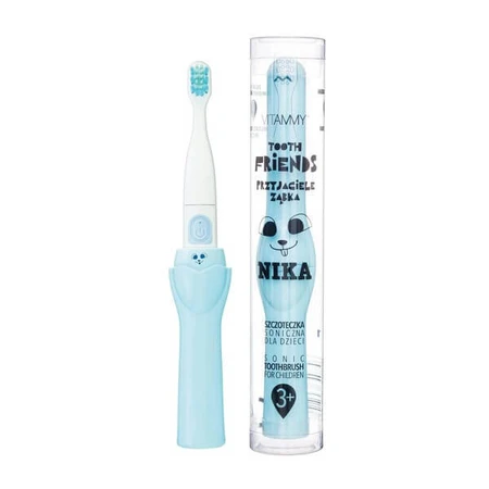 Vitammy Friends, brosse à dents sonique pour enfants, bleu clair, 36 m+, 1 pc.