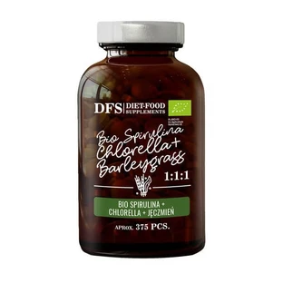 Diet-Food Bio Spirulina + Bio chlorella + Bio barley, tablet, 375 pcs.