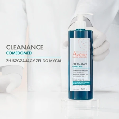 Avene Eau Thermale Cleanance Comedomed, gel limpiador exfoliante, 400 ml