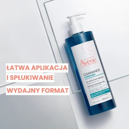 Avene Eau Thermale Cleanance Comedomed, gel limpiador exfoliante, 400 ml