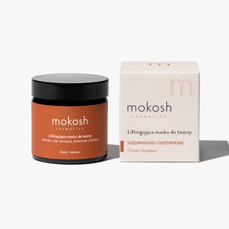 Mokosh, lifting face mask Oats and bamboo, 60 ml