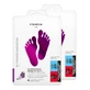 Set van 2 x L`Biotica, scrub hielmasker in de vorm van geweekte pads, 1 paar