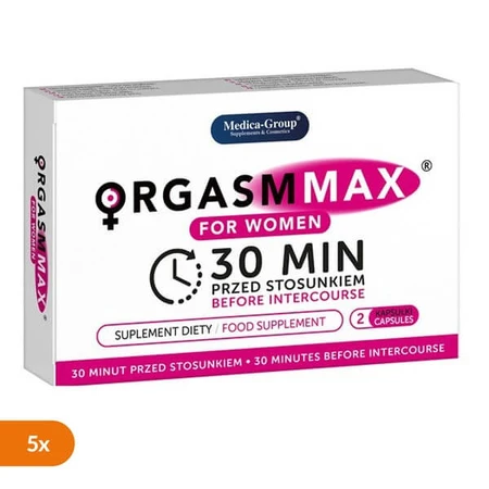 Set de 5 cápsulas Orgasm Max for Women, 2 uds.