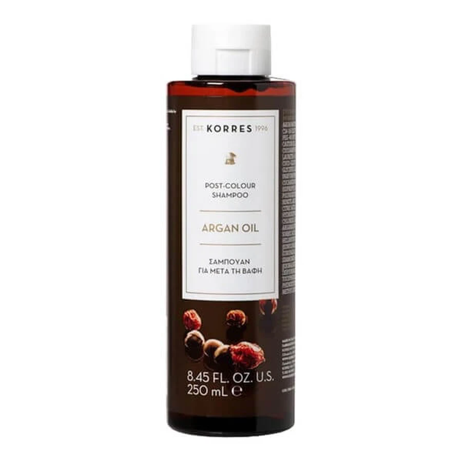 Korres, champú de aceite de argán para cabello teñido, 250 ml