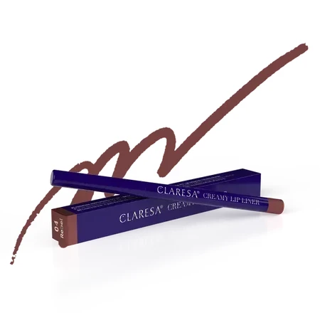 Claresa Creamy Lip Liner, perfilador de labios cremoso, 04 Rebel, 0,35 g