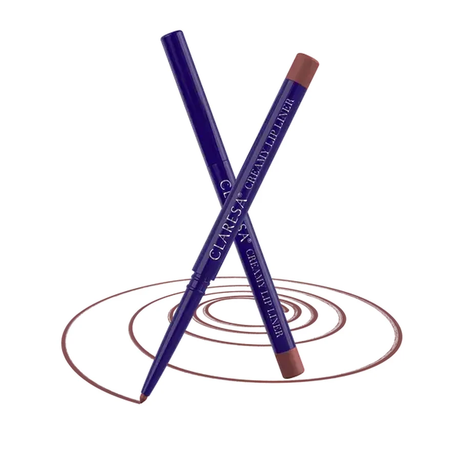 Claresa Creamy Lip Liner, perfilador de labios cremoso, 04 Rebel, 0,35 g