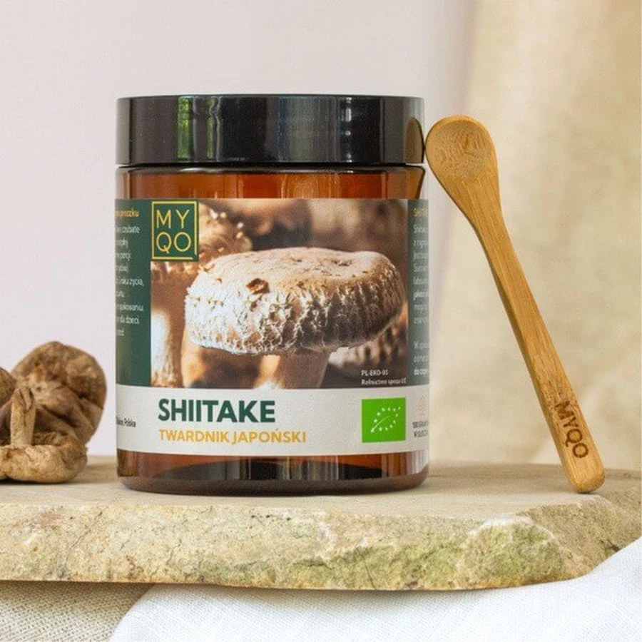MYQO BIO Shiitake Japans kernhout, poeder, 100 g