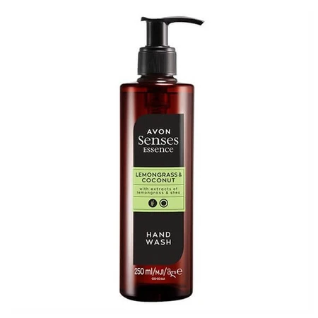 Avon Senses Essence, jabón de manos, Limoncillo y Coco, 250 ml