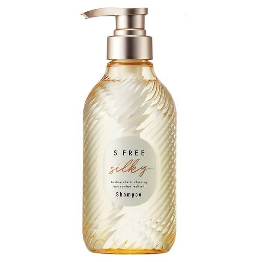 S Free, Silky Smooth, șampon de păr hidratant și netezitor, 480 ml