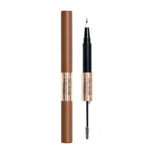 Gosh, langhoudende wenkbrauwverf met gel 2-in-1, 001 Lichtbruin, 2,9 g