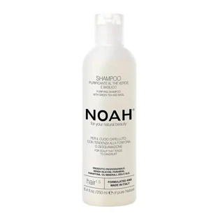 NOAH Purifying Shampoo, cleansing shampoo with green tea extract and basil, 250 ml