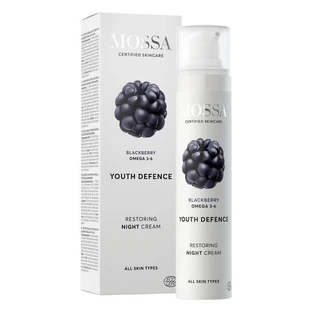Mossa, restorative night cream with blackberry extract, 50 ml