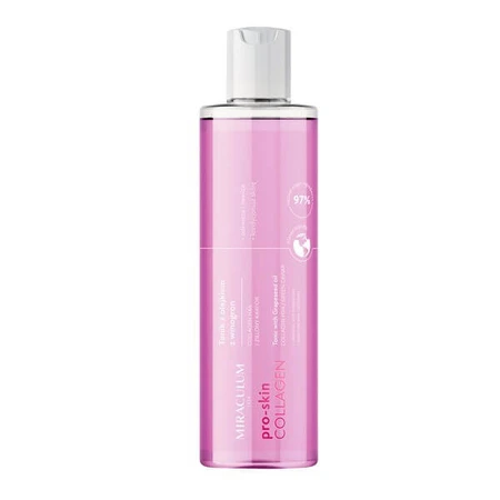 Miraculum Pro-Skin Colágeno, tónico con aceite de pepitas de uva, 200 ml
