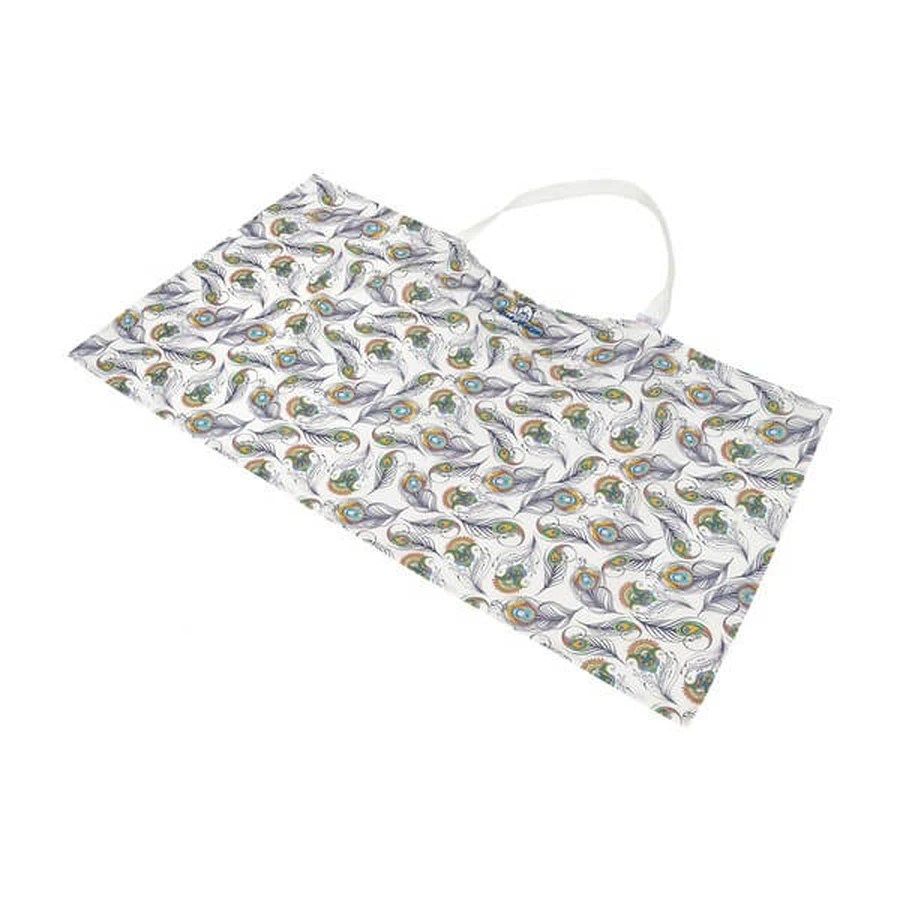 Babymatex Fiddy, draagdoek, ontwerp: pauwenveren, 1 st.