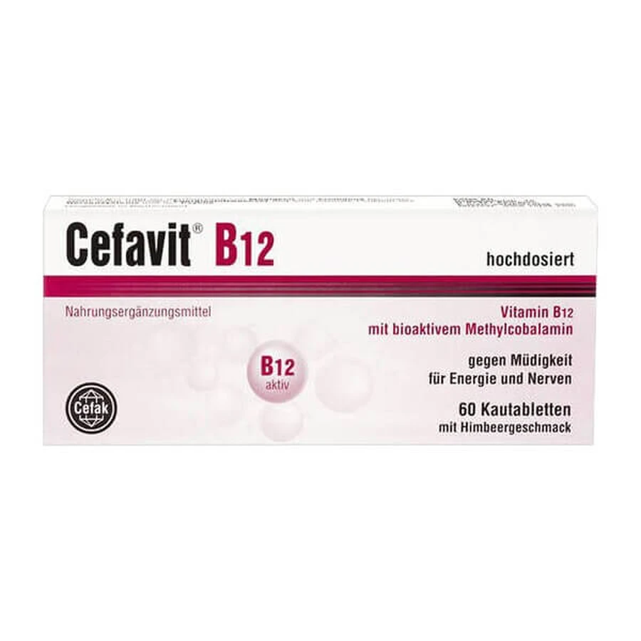 Cefavit B12, chewable tablets, 60 pcs.