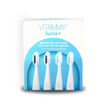 Vitammy Luna+, sonic toothbrush tips, 4 pcs.