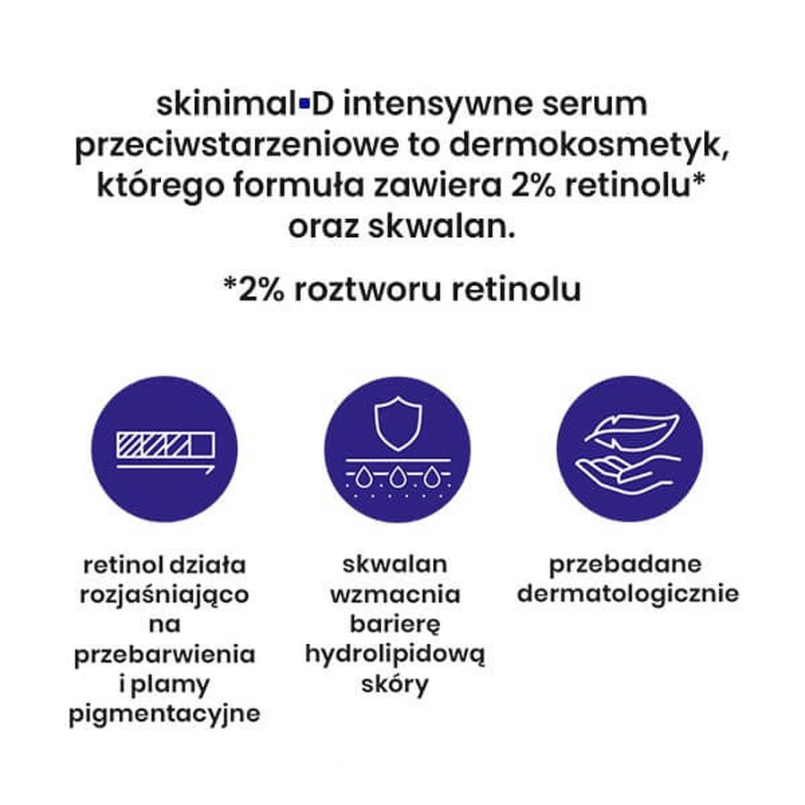 Skinimal D, intensief anti-verouderingsserum, 30 ml