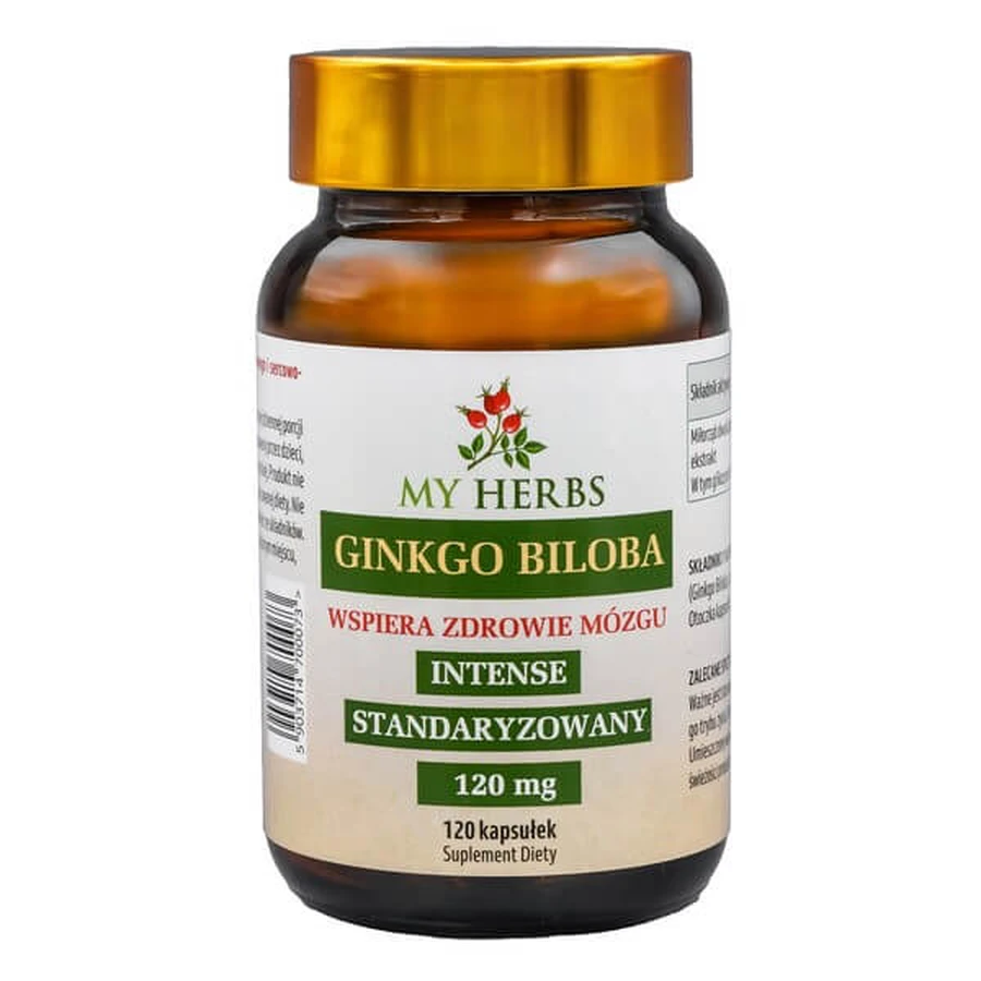 My Herbs Ginkgo Biloba, gélules, 120 pcs.