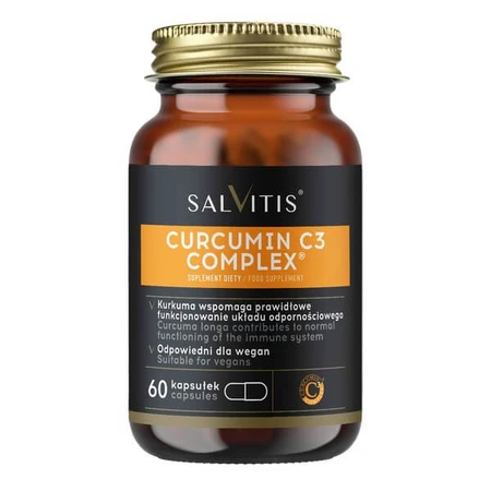 Salvitis Curcumin C3 Complex, cápsulas, 60 uds.