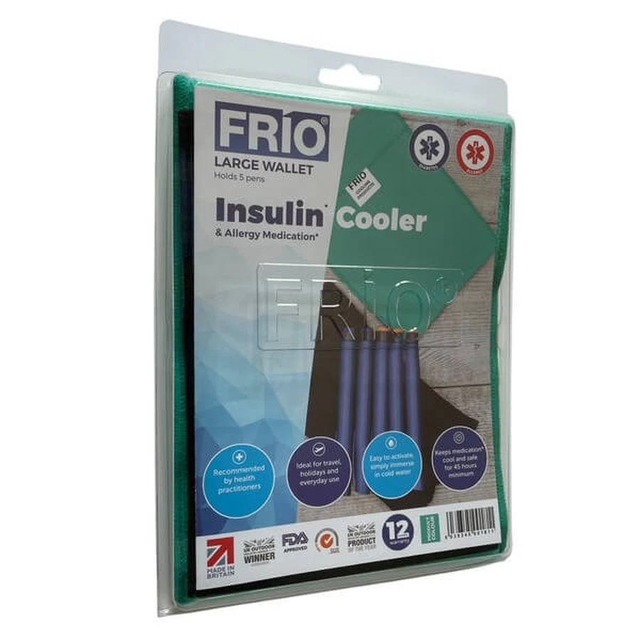 Frio, grand étui pour 5 stylos, vert, 1 pièc.