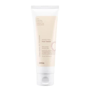 Ottie Blemish Clean Foam Cleanser, facial cleansing foam with salicylic acid, 120 ml.