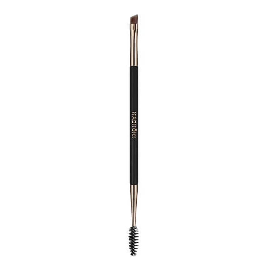 Kashoki, double-sided brush with spiral for eyebrows 412, 1 piece.