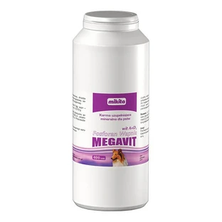 Mikita Calcio Fosfato Vit. A + D3 megavit, suplemento mineral alimento para perros, comprimidos, 400 uds.