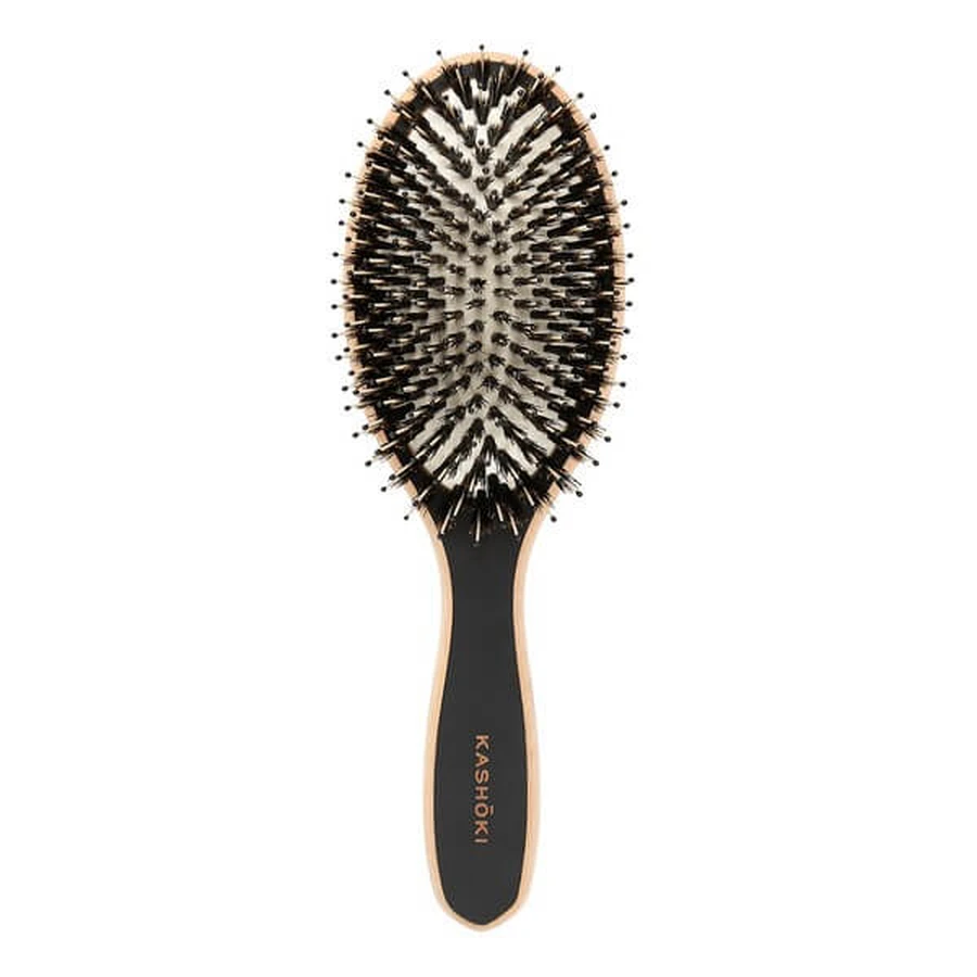 Kashoki Touch of Nature, wooden hair brush, oval, 1 piece.