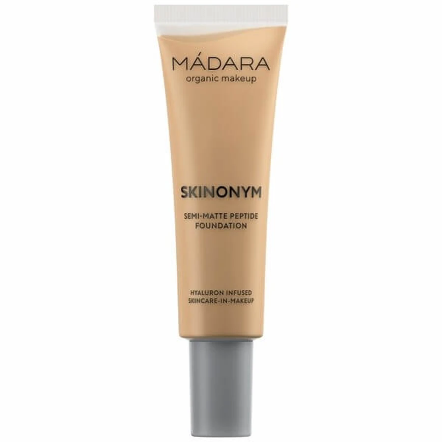 Madara, Skinonym, Semi-Matte Peptide Primer, #50 Golden Sand, 30 ml