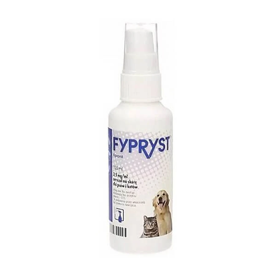 Fypryst 2,5 mg/ml, spray cutáneo para perros y gatos, 100 ml