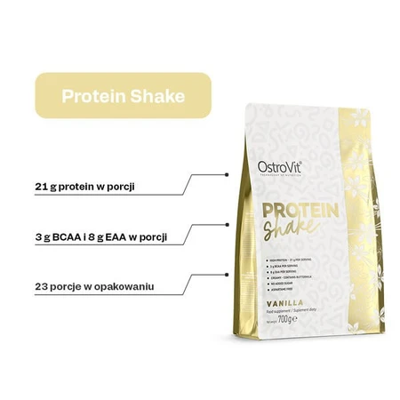 OstroVit Protein Shake, poudre, saveur vanille, 700 g
