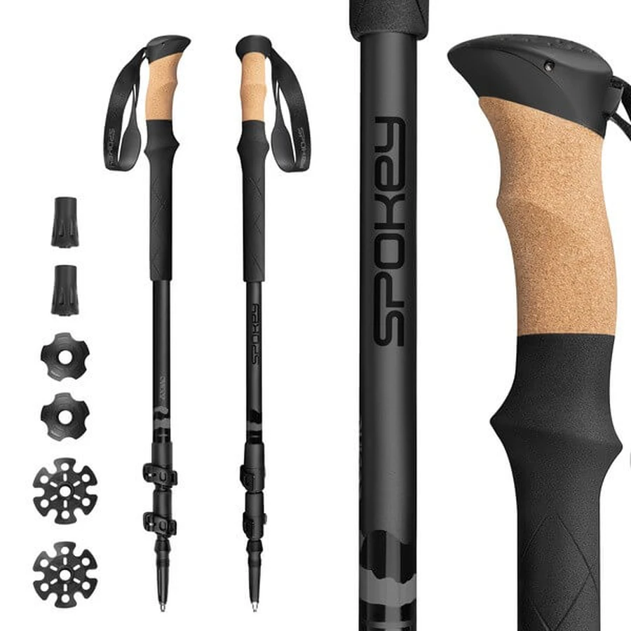 Spokey Zodiac, bastones de trekking de aluminio, 2 uds.