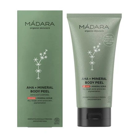 Madara AHA+ Mineral Body Peel, scrub, 175 ml