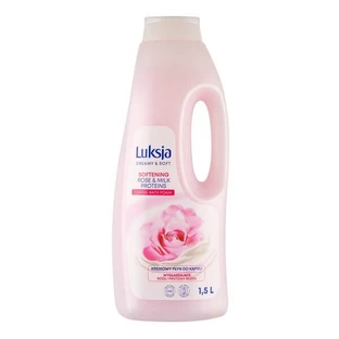 Luxja Creamy &amp; Weiches cremiges Badezusatzmittel, glättende Rose und Milchproteine, 1,5 l