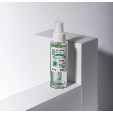 APLB AHA BHA PHA Centella Mist Essence, Gesichtsnebel-Essenz mit Säuren und Centella Asiatica, 105 ml.