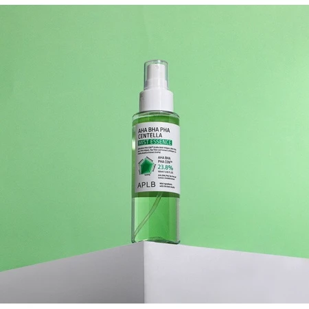 APLB AHA BHA PHA Centella Mist Essence, Gesichtsnebel-Essenz mit Säuren und Centella Asiatica, 105 ml.