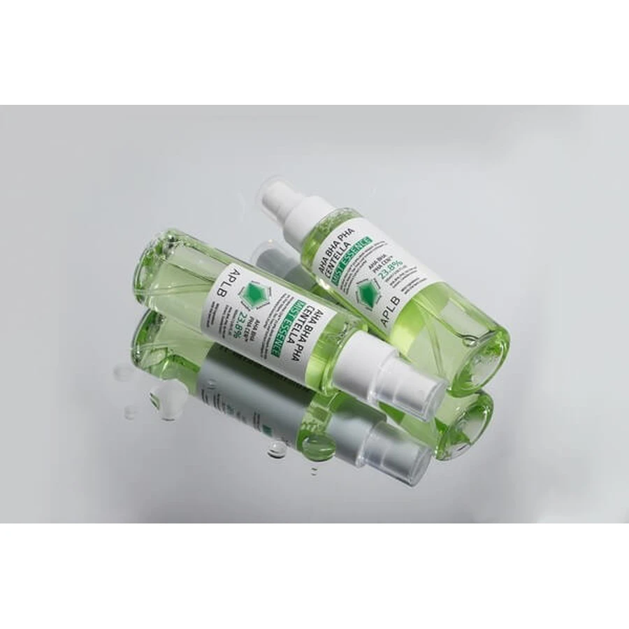 APLB AHA BHA PHA Centella Mist Essence, Gesichtsnebel-Essenz mit Säuren und Centella Asiatica, 105 ml.