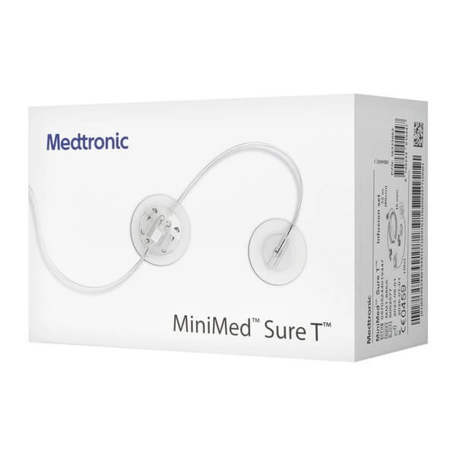 MiniMed Sure T, set de perfusion, 8 mm/60 cm, 10 pcs.