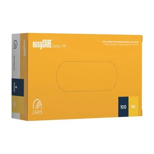 EasyCare Latex PF, puderfreie Diagnostik-Handschuhe, Latex, unsteril, Größe M, 100 Stück.