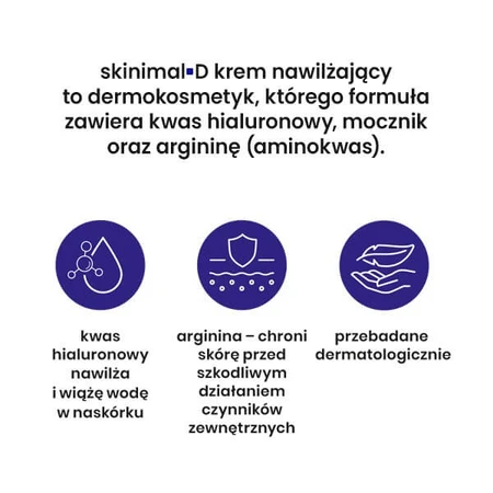 Skinimal D, cremă hidratantă, 50 ml