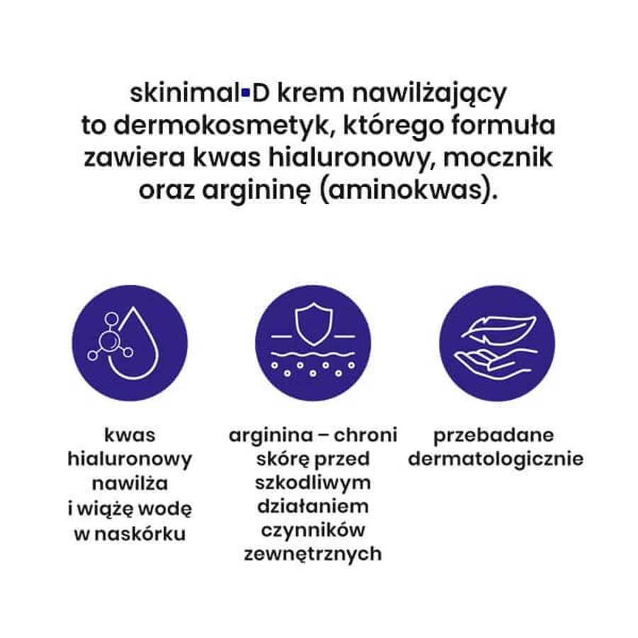 Skinimal D, cremă hidratantă, 50 ml