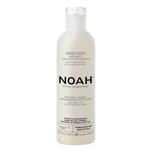 NOAH Anti-Amarillo, 2.6 mascarilla capilar para neutralizar los tonos amarillos, 250 ml