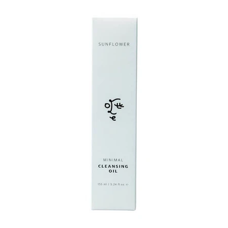 Ottie Sunflower Minimal Cleansing Oil, reinigende gezichtsolie met zonnebloemolie, 155 ml