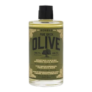 Korres Olive, 3-in-1 feuchtigkeitsspendendes Körper-, Gesichts- und Haaröl, 100 ml