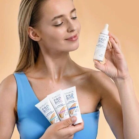Soraya Probio Make-Up, fondotinta prebiotico coprente, beige chiaro 01, 30ml