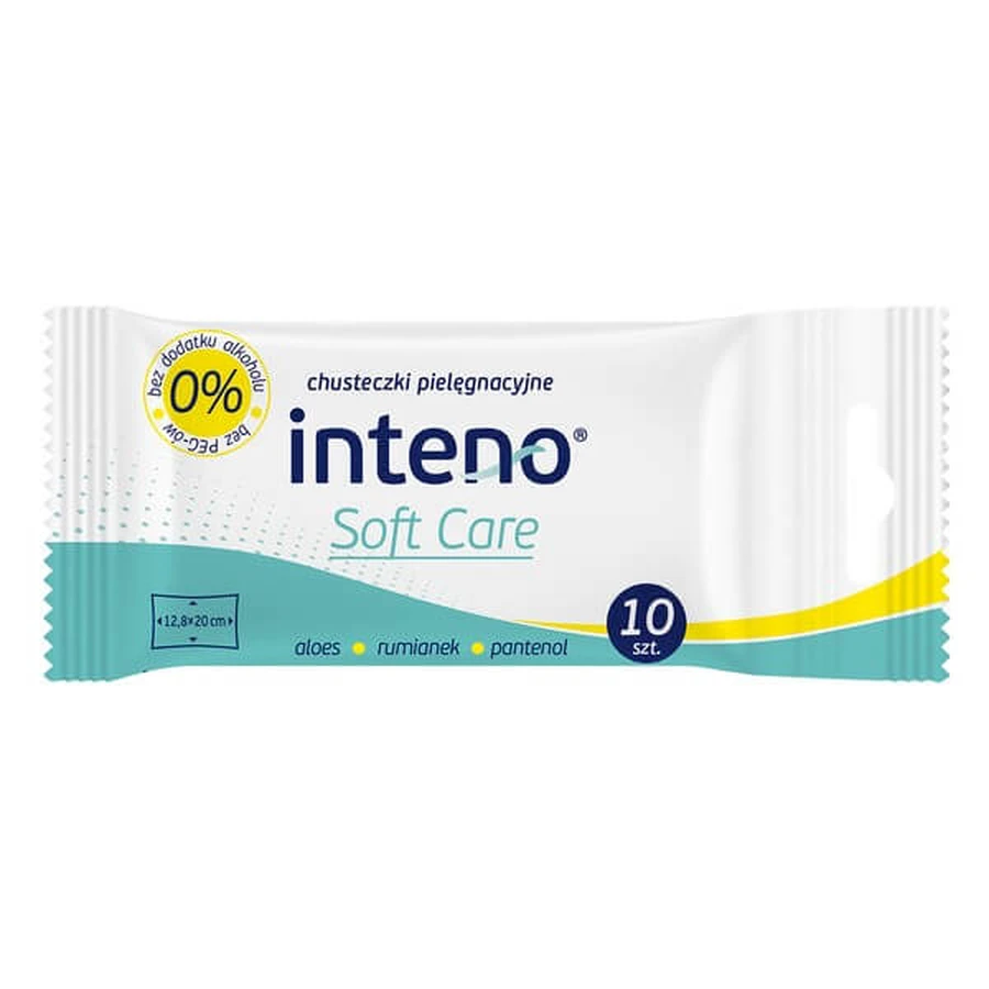 INTENO Soft Care, Pflegetücher, 10 Stück.