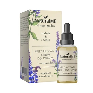 NaturalME Vintage Garden, multiactive serum with niacinamide, sage &amp; purgative, 30 ml